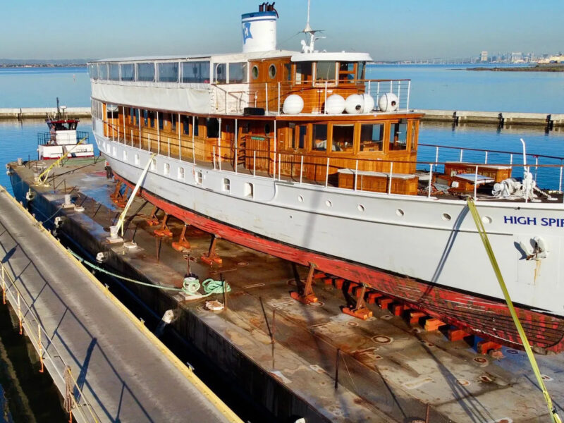 Langan Design Helps Restore and Update Trumpy Motor Yacht Maemere