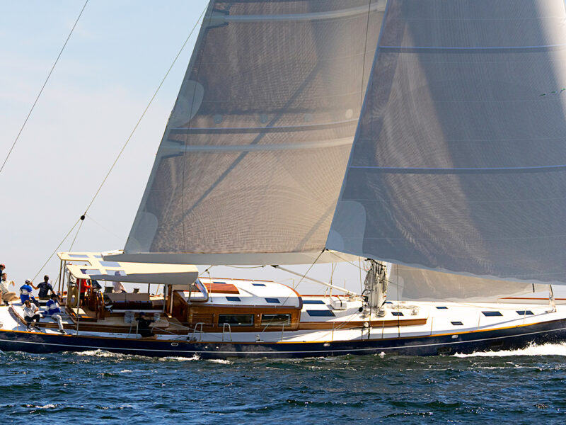 Sail Trials Successful for Ouzel – A Modern 95′ Classic Sailing Superyacht